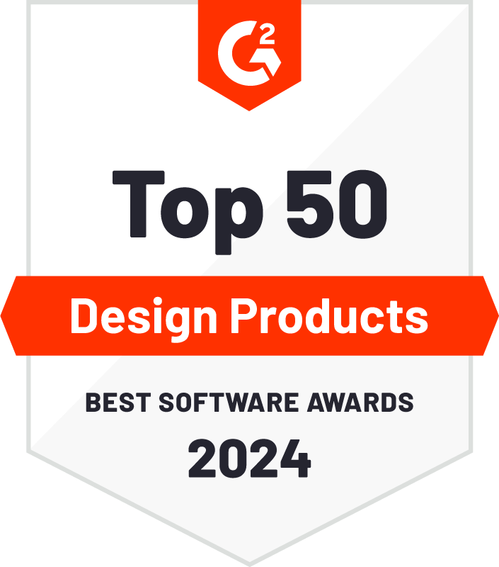 G2 Top 50 office products awards 2023 badge